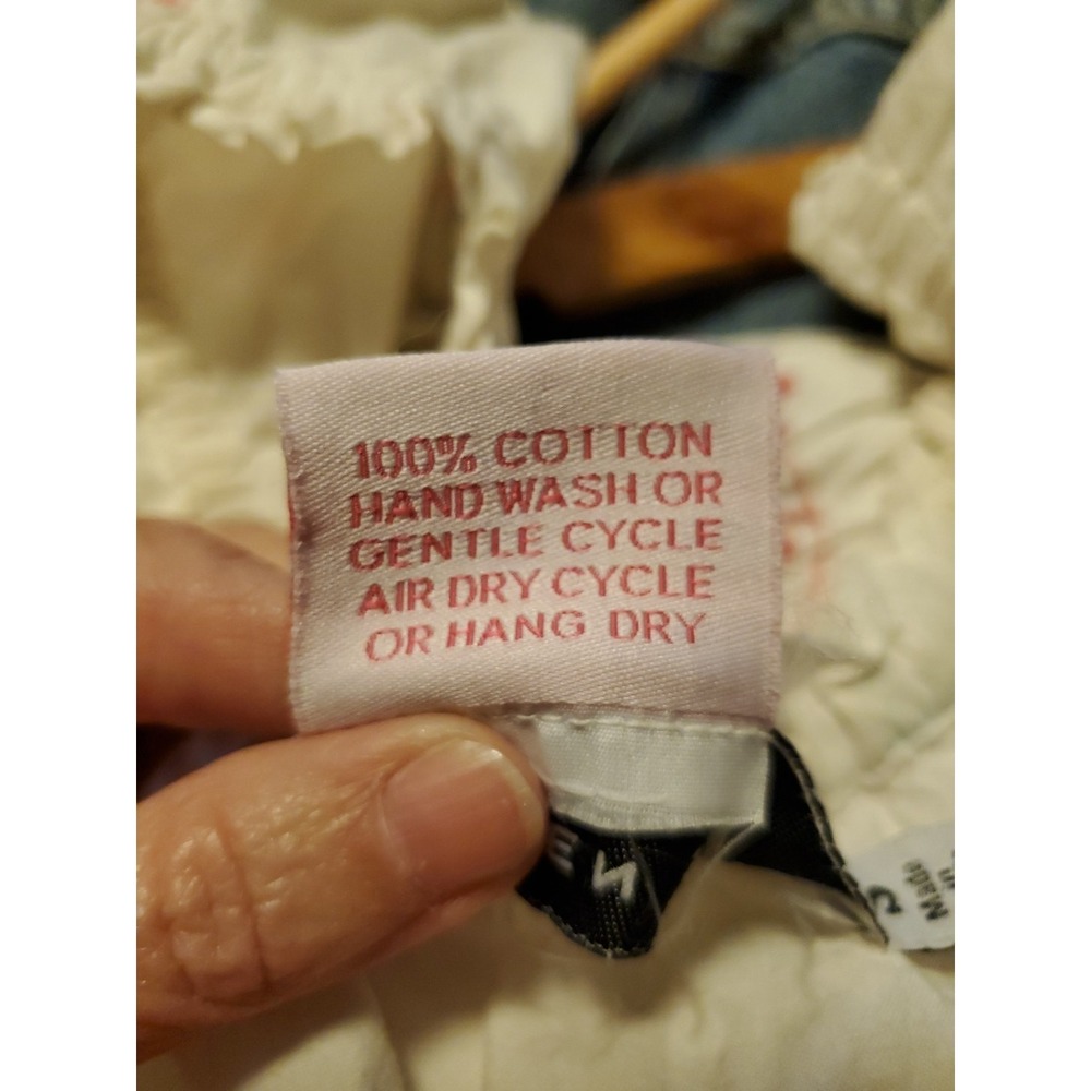 Gretchen‎ Scott Designs White Embroidered Boho Dress Sm Resort Wear Floral Beach - Picture 8 of 8